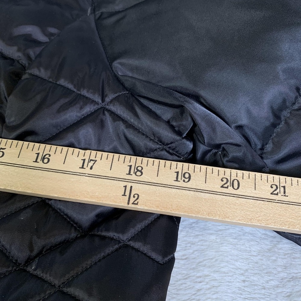 The North Face Jacket Womens Medium Black 550 Down Hooded Puffer Quilted Warm - Picture 4 of 14